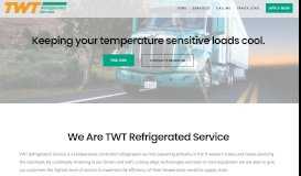 
							         TWT Refrigerated Service | Keeping your supply chain cool								  
							    