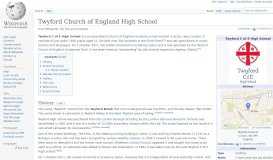 
							         Twyford Church of England High School - Wikipedia								  
							    