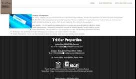 
							         TX property management services – TriBar Properties								  
							    