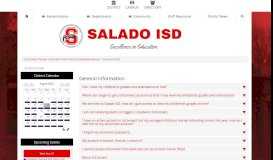 
							         txConnect FAQ - Salado ISD								  
							    