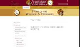 
							         TxMyZone | Home of the Warriors & Cherokees - Tuloso Midway ISD								  
							    