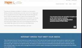 
							         Txox AUP - TXOX High speed internet								  
							    