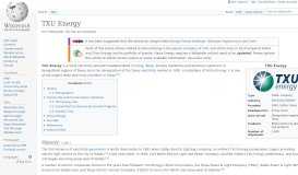 
							         TXU Energy - Wikipedia								  
							    