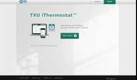 
							         TXU iThermostat Wi-Fi Thermostat								  
							    