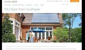 
							         TXU Solar from SunPower | SunPower								  
							    