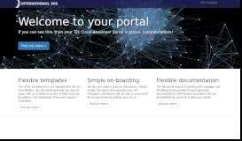 
							         Tyk Developer Portal - International SOS								  
							    
