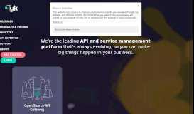 
							         Tyk Open Source API Gateway, API Management Platform, Developer ...								  
							    