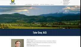 
							         Tyler Gray, M.D. | Columbia Gorge Family Medicine								  
							    