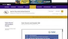 
							         Tyler Parent and Student Portal - Karns City Area School District								  
							    