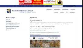 
							         Tyler SIS - Butler Area School District								  
							    