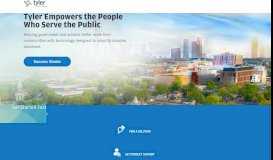 
							         Tyler Technologies: Software & Services for the Public Sector								  
							    