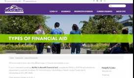 
							         Types of Financial Aid | Clover Park Technical College								  
							    