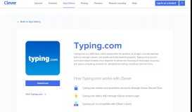 
							         Typing.com - Clever application gallery | Clever								  
							    