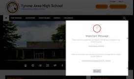 
							         Tyrone Area High School / Homepage - Tyrone Area School District								  
							    