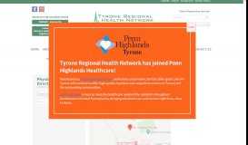 
							         Tyrone Rural Health Center | Tyrone Regional Health Network								  
							    