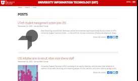 
							         U community helps UIT test new CIS portal - University Information ...								  
							    