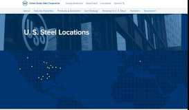 
							         U. S. Steel Locations | United States Steel Corporation								  
							    