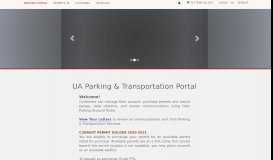 
							         UA Parking & Transportation Portal: University of Arizona								  
							    