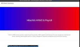 
							         UAE Best Payroll | Hitachi's Next Generation Payroll								  
							    