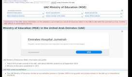 
							         UAE Ministry of Education - DubaiFAQs								  
							    
