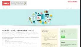 
							         UAEU eProcurement Portal								  
							    