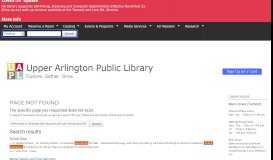 
							         UAHS Student Portal | Upper Arlington Public Library								  
							    