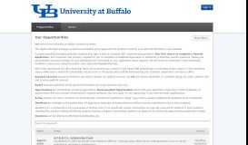 
							         UB Scholarship Portal - Buffalo								  
							    