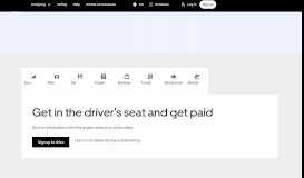 
							         Uber - Earn Money by Driving or Get a Ride Now								  
							    