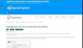 
							         Ubertech Solutions - Logging Into the AVG Cloudcare Web Portal								  
							    