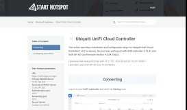 
							         Ubiquiti UniFi - Cloud WiFi Hotspot								  
							    