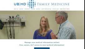 
							         UBMD Patient Portal — UB Family medicine								  
							    