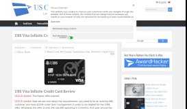 
							         UBS Visa Infinite Credit Card Review (2019.5 Update: 85k Offer) - US ...								  
							    