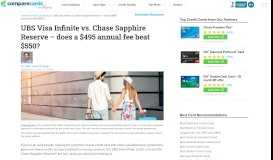 
							         UBS Visa Infinite vs. Chase Sapphire Reserve - does $495 beat $450 ...								  
							    