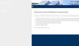 
							         UC Berkeley Housing Portal								  
							    