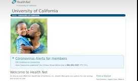 
							         UC - Canopy Health - Health Net								  
							    