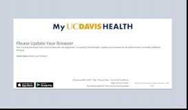 
							         UC Davis Health MyChart - Login Page								  
							    