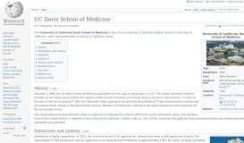 
							         UC Davis School of Medicine - Wikipedia								  
							    