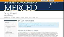 
							         UC Summer Abroad | Study Abroad								  
							    