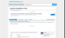 
							         ucanpass.com at WI. uCanPass Online Prelicensing for ...								  
							    