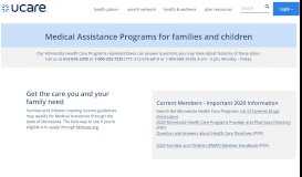 
							         UCare® - Prepaid Medical Assistance Program (PMAP)								  
							    