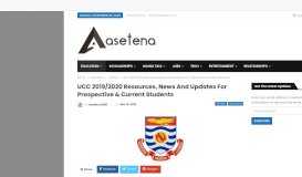 
							         UCC 2019/2020 Resources, News and Updates for Prospective ...								  
							    