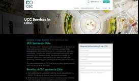 
							         UCC Searches and Filing | Ohio | CSC								  
							    