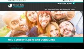 
							         UCC | Student Logins and Quick Links - Colchester Institute								  
							    