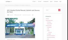 
							         UCC Student Portal Manual, Hostels and Houses for Rent - meqasa blog								  
							    