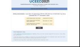 
							         UCEED 2019								  
							    