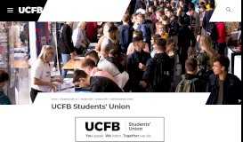 
							         UCFB Students' Union - UCFB								  
							    