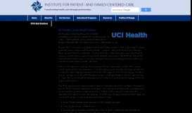 
							         UCI Health's SeniorHealth Center - Institute for Patient and Family ...								  
							    