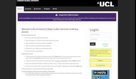 
							         UCL Electronic Tendering Site - Home								  
							    