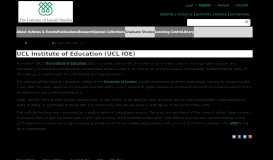 
							         UCL Institute of Education (UCL IOE) | The Institute of Ismaili Studies								  
							    