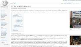 
							         UCLA student housing - Wikipedia								  
							    